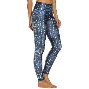 Indigo Deep-Sea Dotted Print Leggings – Performance Compression Tights