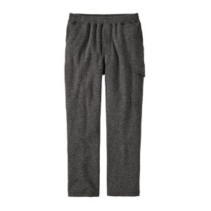 Premium Men’s Charcoal Grey Fleece Cargo Sweatpants – Soft, Warm & Comfortable Relaxed Fit Joggers