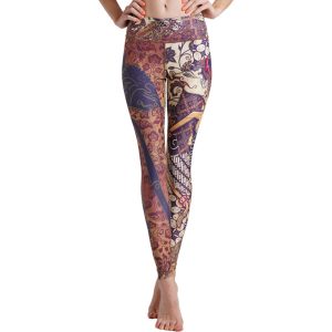 Ethnic Bohemian Batik Art Leggings – Cultural Fusion Workout Wear