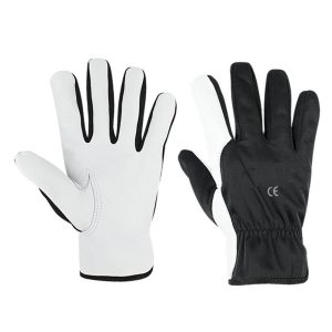 Heavy-Duty Leather Working Gloves - Industrial Safety & Construction Hand Protection