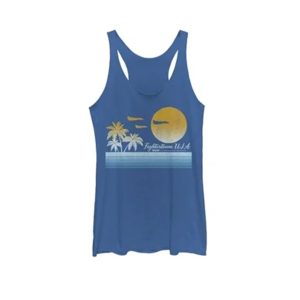 Premium Fightertown USA Heritage Tank – Retro Graphic Racerback for Athletic & Casual Wear